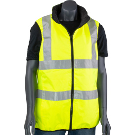 PIP 332W0330H Bisley Type R Class 2 Women\'s Reversible Puffer Safety Vest
