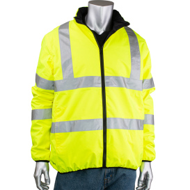 PIP 333M6350H Bisley Type R Class 3 Reversible Puffer Safety Jacket