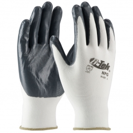 PIP 34-225 G-Tek NPG Seamless Knit Nylon Gloves - Nitrile Coated Smooth Grip on Palm & Fingers