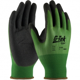 PIP 34-400 G-Tek GP Seamless Knit Nylon Gloves - Nitrile Coated MicroFinish Grip on Palm & Fingers
