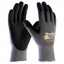 PIP 34-844 MaxiFlex Endurance Seamless Knit Nylon Gloves with Nitrile Coated Palm & Fingers - Micro Dot Palm