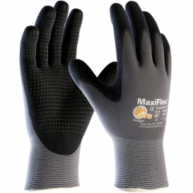 PIP 34-844 MaxiFlex Endurance Seamless Knit Nylon Gloves with Nitrile Coated Palm & Fingers - Micro Dot Palm