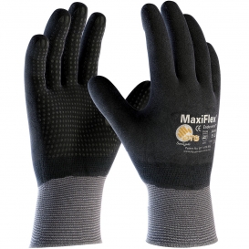 PIP 34-846 MaxiFlex Endurance Seamless Knit Nylon Gloves with Nitrile Coated on Full Hand - Micro Dot Palm