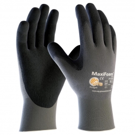 PIP 34-900 MaxiFoam Lite Seamless Knit Nylon Gloves with Nitrile Coated Palm