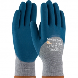 PIP 34-9025 MaxiFlex Comfort Seamless Knit Cotton/Nylon/Lycra Gloves - Nitrile Coated Micro-Foam Grip on Palm, Fingers & Knuckles