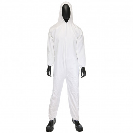 PIP 3656 Microporous Coveralls with Hood, Elastic Wrists & Ankles - Case of 25