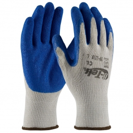 PIP 39-1310 G-Tek Seamless Knit Cotton/Polyester Gloves - Latex Coated Crinkle Grip on Palm & Fingers - Economy Grade