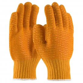 PIP 39-3013/L Seamless Knit Polyester Glove with Double-Sided PVC Honeycomb Criss-Cross Grip
