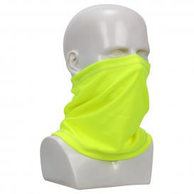 PIP 393-EZ310 Clima-Band Adjustable 2-Layer Neck Gaiter - Yellow/Lime
