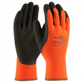 PIP 41-1400 PowerGrab Thermo Hi-Vis Seamless Knit Acrylic Terry Gloves - Latex MicroFinish Grip