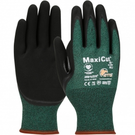 PIP 44-304 MaxiCut Oil Seamless Knit Engineered Yarn Gloves - Nitrile Coated MicroFoam Grip