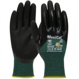PIP 44-305 MaxiCut Oil Seamless Knit Engineered Yarn Gloves - Nitrile Coated MicroFoam Grip