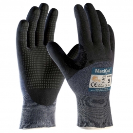 PIP 44-3455 MaxiCut Ultra Seamless Knit Engineered Yarn Gloves - Premium Nitrile Coated MicroFoam Grip