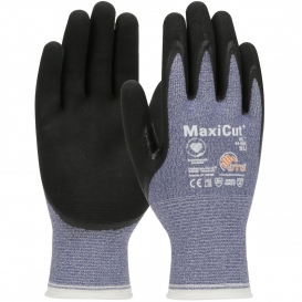 PIP 44-504 MaxiCut Oil Seamless Knit Engineered Yarn Gloves - Nitrile Coated MicroFoam Grip