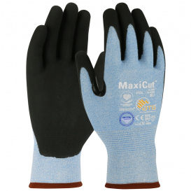 PIP 44-6745 MaxiCut Ultra Seamless Knit Dyneema Diamond Blended Gloves - Premium Nitrile Coated MicroFoam Grip