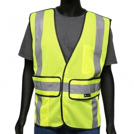 PIP 47200 West Chester Viz-Up Type R Class 2 Breakaway Expandable Safety Vest - Hi-Vis Yellow