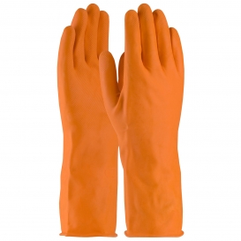 PIP 48-L302T Assurance Unsupported Latex Gloves - Industrial Flock Lined with Super Diamond Grip - 28 Mil