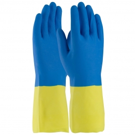 PIP 52-3672 Assurance Unsupported Neoprene/Latex Gloves - Flock Lined with Raised Diamond Grip - 19 Mil
