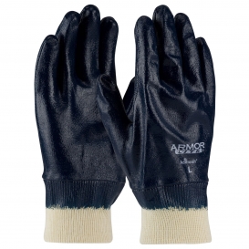 PIP 56-3171 ArmorLite Nitrile Dipped Gloves with Interlock Liner and Smooth Finish on Full Hand