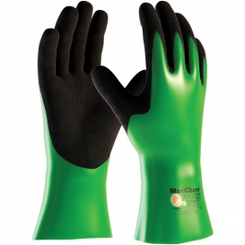 PIP 56-630 MaxiChem Nitrile Blend Coated Gloves - Nylon/Lycra Liner - Non Slip Palm & Fingers - 12\