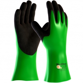 PIP 56-635 MaxiChem Nitrile Blend Coated Gloves - Nylon/Lycra Liner - Non-Slip Grip Palm & Fingers - 14\