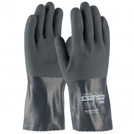 PIP 56-AG586 ActivGrip Nitrile Coated Gloves with Cotton Liner and MicroFinish Grip - 12\