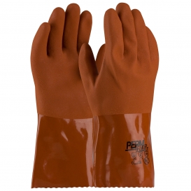 PIP 58-8651 PermFlex Cold Resistant PVC Gloves with Seamless Liner and Rough Coating - 12\