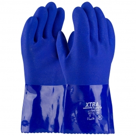 PIP 58-8656 XtraTuff Oil Resistant PVC Gloves with Seamless Liner and Rough Coating - 12\