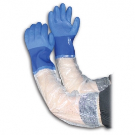 PIP 58-8657 XtraTuff Oil Resistant PVC Gloves with Seamless Liner and Rough Coating - 25\