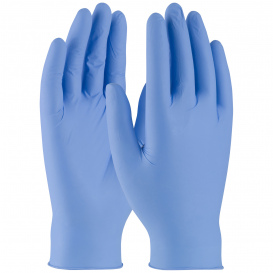 PIP 63-233PF Ambi-dex Disposable Nitrile Gloves with Finger Textured Grip - 3 mil