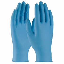 PIP 63-338PF Ambi-dex Super 8 Disposable Nitrile Powder Free Gloves with Textured Grip