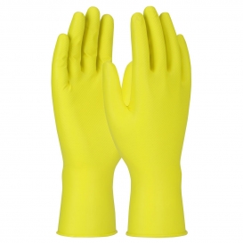 PIP 67-306 Grippaz Jan San Extended Use Ambidextrous Nitrile Gloves with Textured Fish Scale Grip - 6 Mil