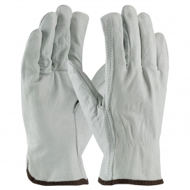 PIP 68-105 Economy Grade Top Grain Cowhide Leather Drivers Gloves - Straight Thumb