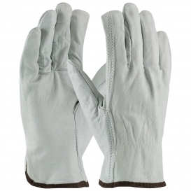 PIP 68-106 Industry Grade Top Grain Cowhide Leather Drivers Gloves - Straight Thumb