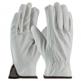 PIP 68-162 Economy Grade Top Grain Cowhide Leather Drivers Gloves - Keystone Thumb