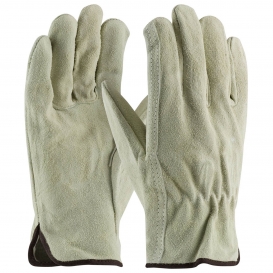 PIP 69-134 Regular Grade Split Cowhide Leather Driver Gloves - Straight Thumb
