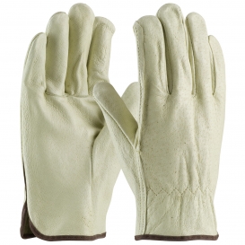 PIP 70-318 Premium Grade Top Grain Pigskin Leather Driver Gloves - Straight Thumb