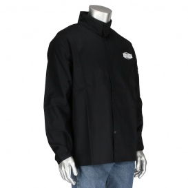 PIP 7050 Ironcat FR Treated Cotton Sateen Jacket - Black