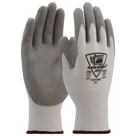 PIP 713CFHGWU Barracuda Seamless Knit Polykor Blended Gloves - Polyurethane Coated Flat Grip
