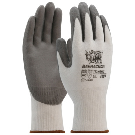 PIP 713HGWU Barracuda Seamless Knit Polykor Blended Gloves - Polyurethane Coated Flat Grip