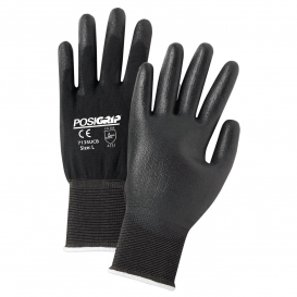 PIP 713SUCB G-Tek PosiGrip Seamless Knit Nylon Gloves - Polyurethane Coated Smooth Grip