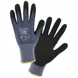 PIP 715HNFR Barracuda Seamless Knit HPPE Blended Gloves - Nitrile Coated Foam Grip