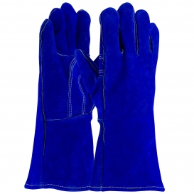 PIP 73-7007 Blue Bison Select Shoulder Split Cowhide Leather Welder\'s Gloves - Kevlar Stitching