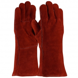 PIP 73-7015A Shoulder Split Cowhide Leather Welders Gloves - Cotton Liner