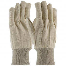 PIP 90-910 Premium Grade Cotton Canvas Single Palm Gloves - Knitwrist