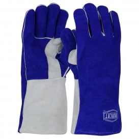 PIP 9051 Ironcat Premium Side Split Cowhide Leather Welder\'s Gloves w/ Cotton Foam Liner and Kevlar Stitching