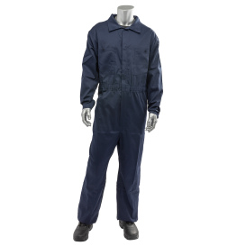 PIP 9100-2000E AR/FR Dual Certified Economy Coverall with Zipper Closure - Navy