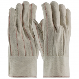 PIP 92-918BT Cotton Canvas Double Palm Gloves with Nap-in Finish - Band Top