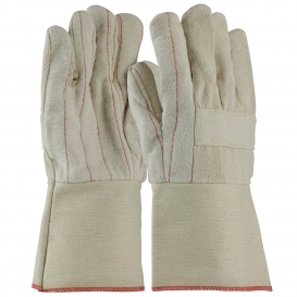 PIP 94-928G Premium Grade Hot Mill Gloves - Three-Layers of Cotton Canvas and Burlap Liner - 28 oz.