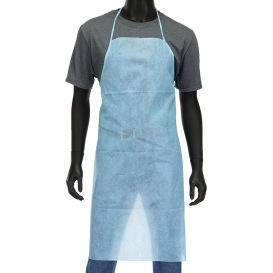 PIP U2510B PE Coated Apron - 45 gsm - Blue